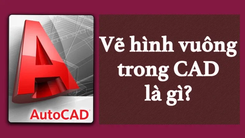 Cách vẽ hình vuông trong CAD bằng lệnh Polygon chuẩn xác nhất 2023