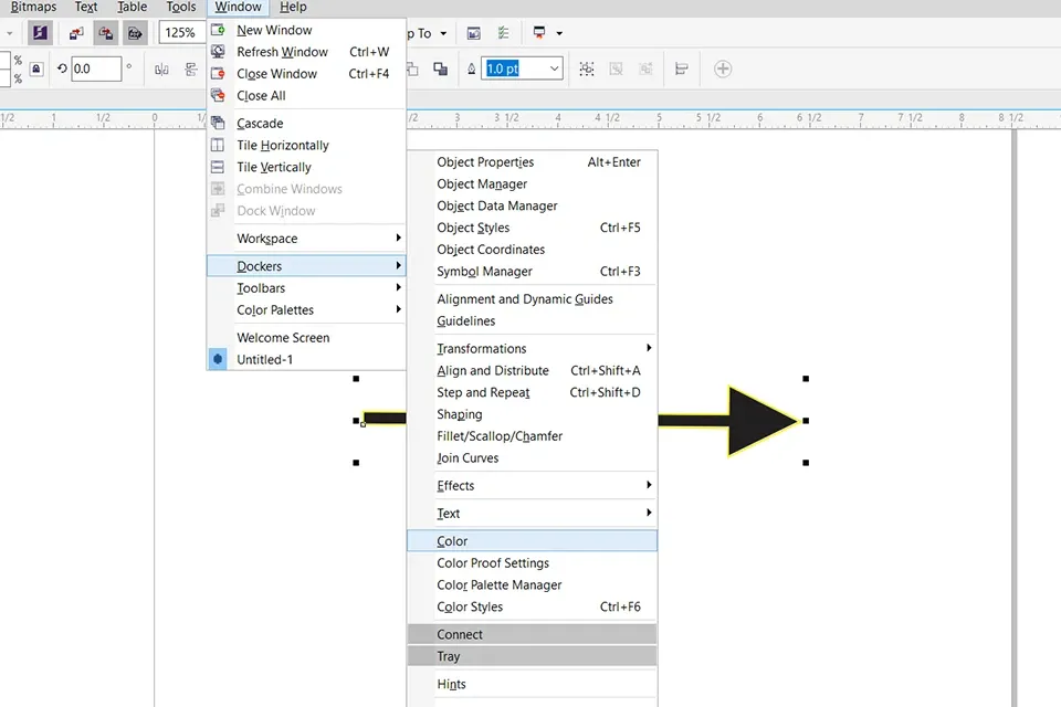 Cách vẽ và tô màu đường viền trong Corel chi tiết nhất