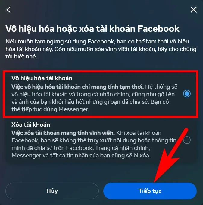 Cách vô hiệu hóa Facebook tạm thời hoặc vĩnh viễn mới nhất 2024 dễ thực hiện