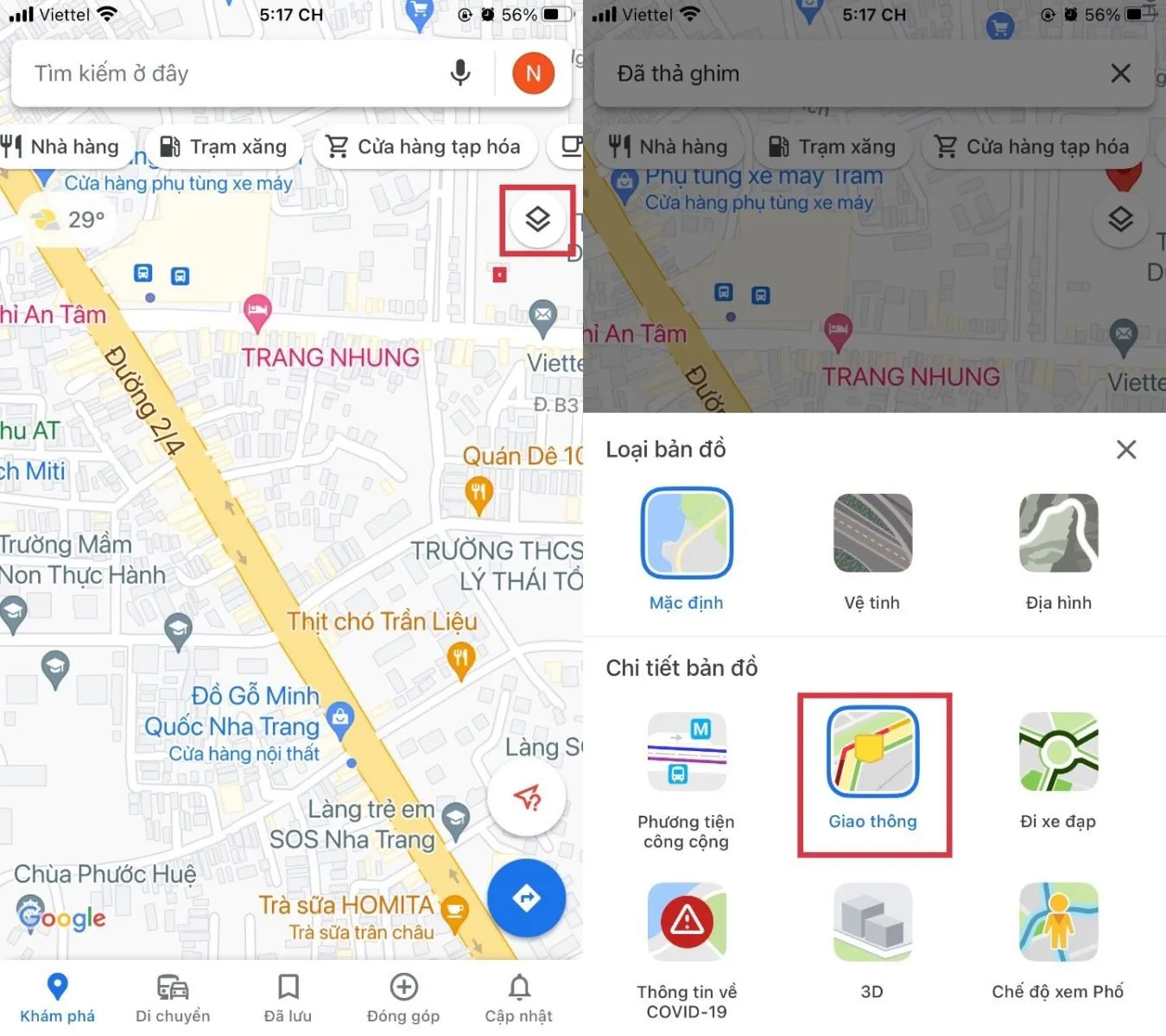 Cách xem các khu vực bị phong tỏa bằng Google Maps trên điện thoại nhanh chóng và tiện lợi