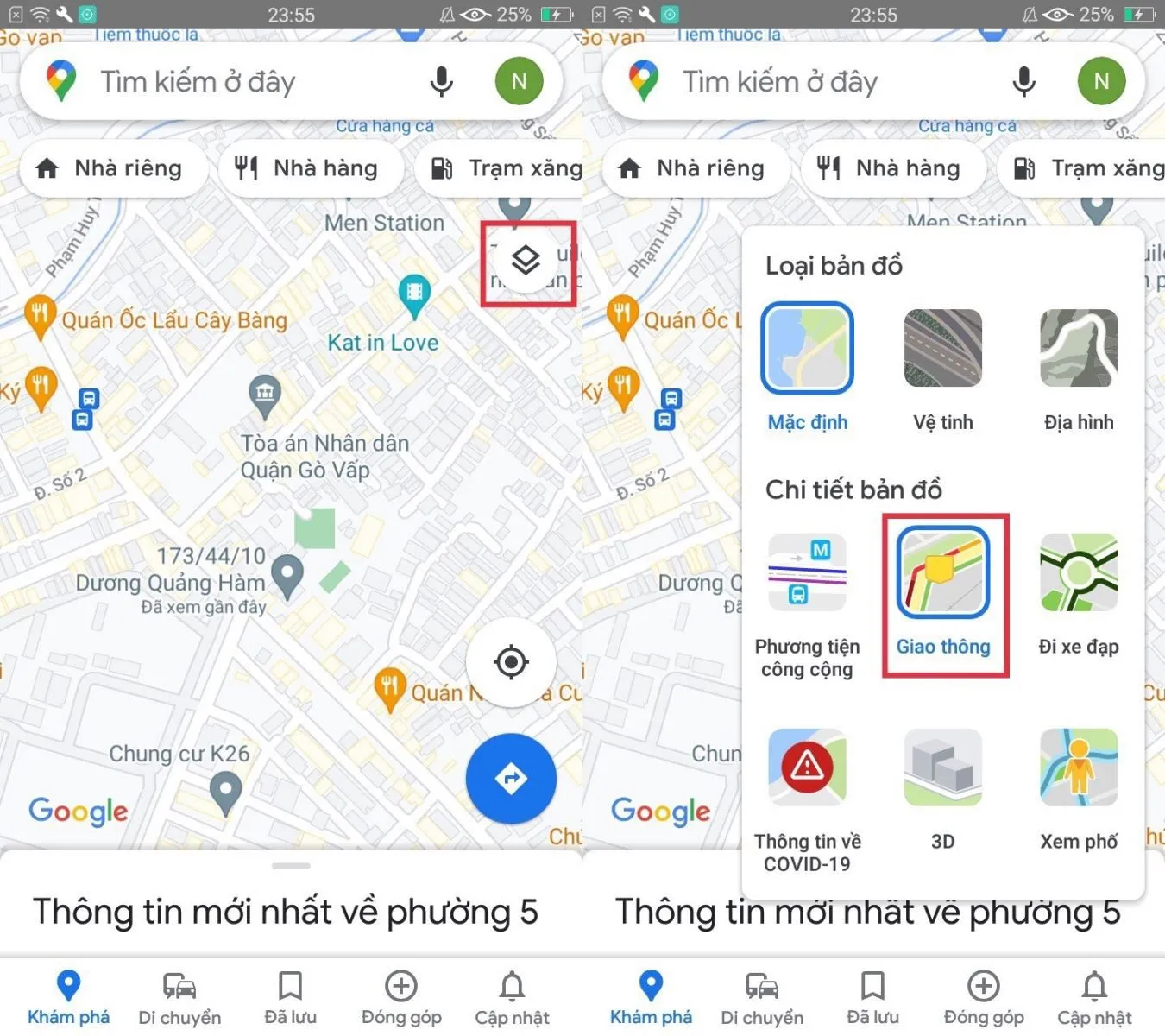 Cách xem các khu vực bị phong tỏa bằng Google Maps trên điện thoại nhanh chóng và tiện lợi