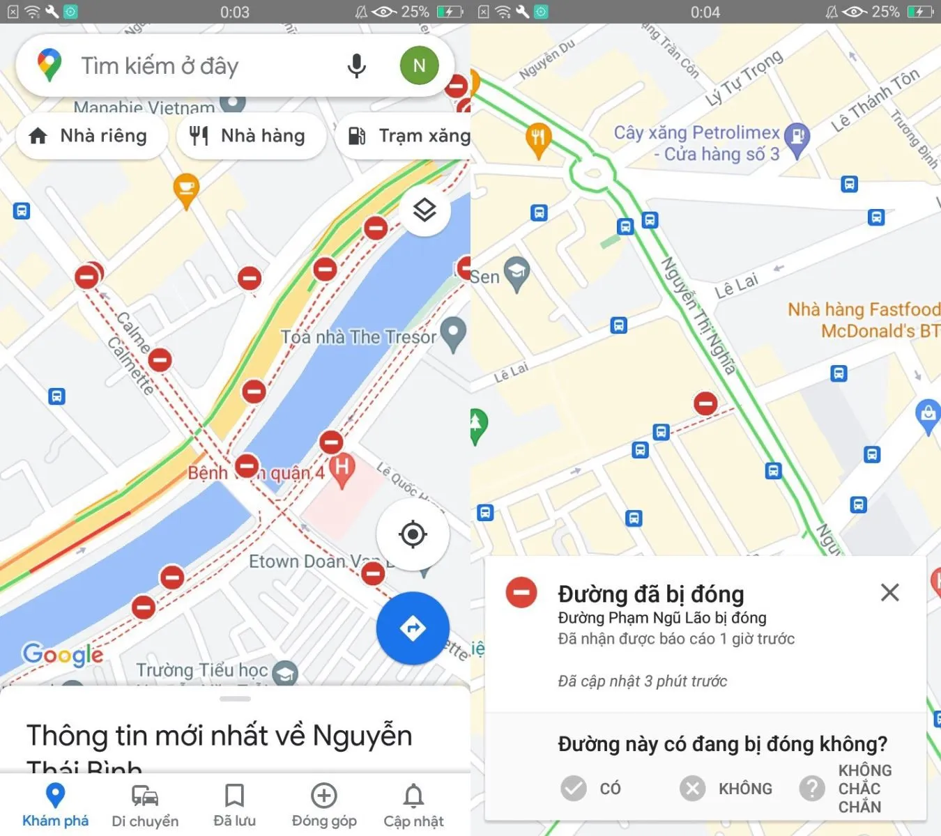 Cách xem các khu vực bị phong tỏa bằng Google Maps trên điện thoại nhanh chóng và tiện lợi