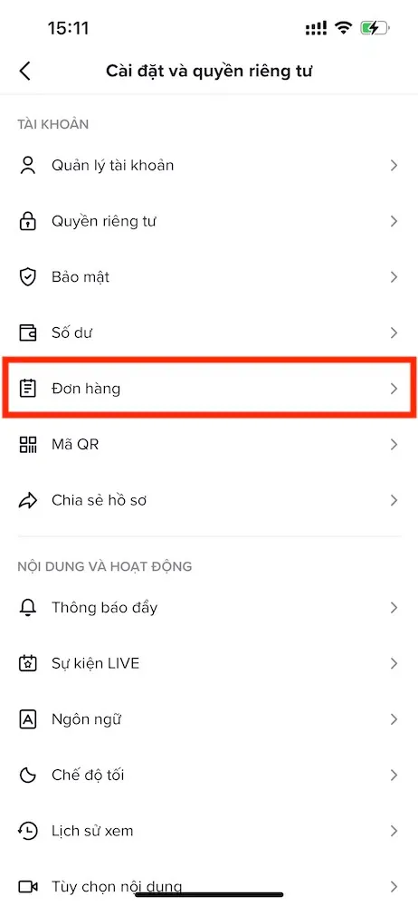 Cách xem đơn hàng trên TikTok để theo dõi và quản lý mua sắm hiệu quả