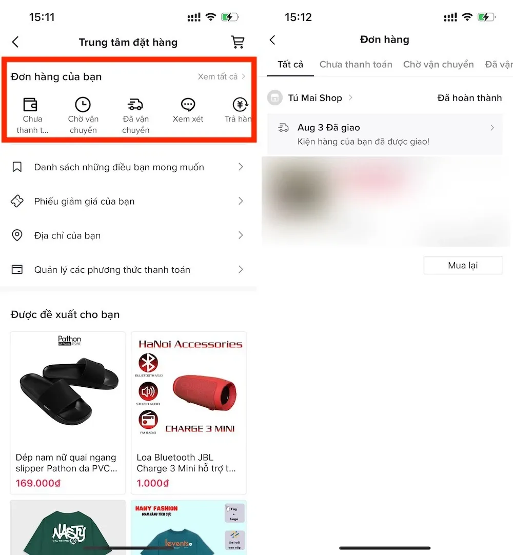 Cách xem đơn hàng trên TikTok để theo dõi và quản lý mua sắm hiệu quả