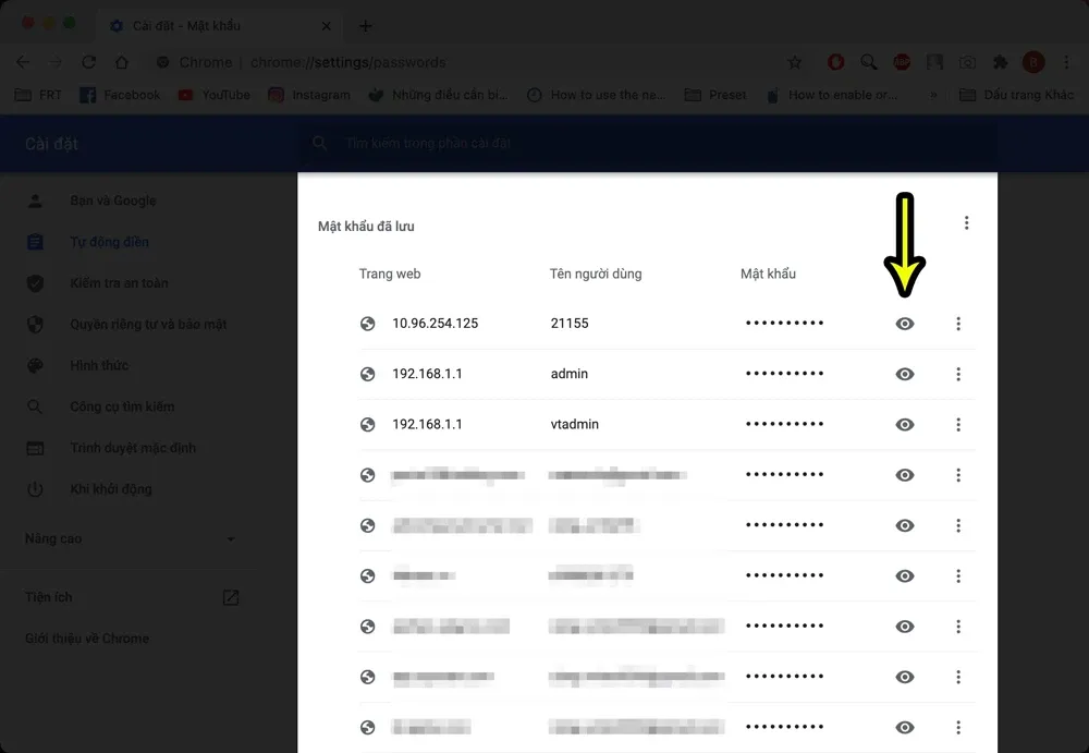 Cách xem mật khẩu đã lưu trên Chrome với 5 bước đơn giản