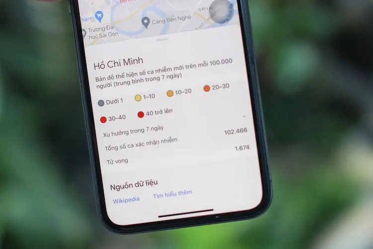 Cách xem tình hình dịch Covid-19 từng khu vực bằng Google Maps giúp cảnh báo mức độ lây nhiễm