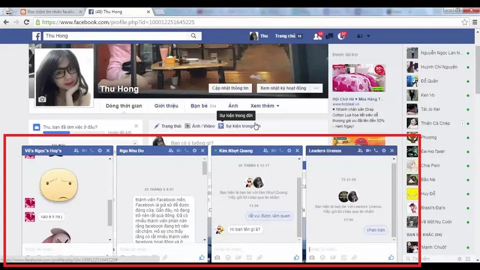 Cách xem toàn bộ tin nhắn Facebook có thể bạn chưa biết