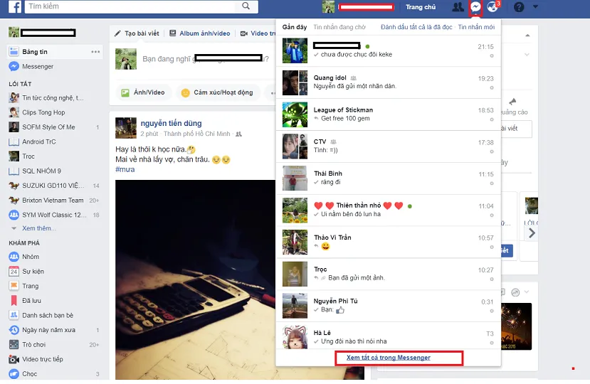 Cách xem toàn bộ tin nhắn Facebook có thể bạn chưa biết
