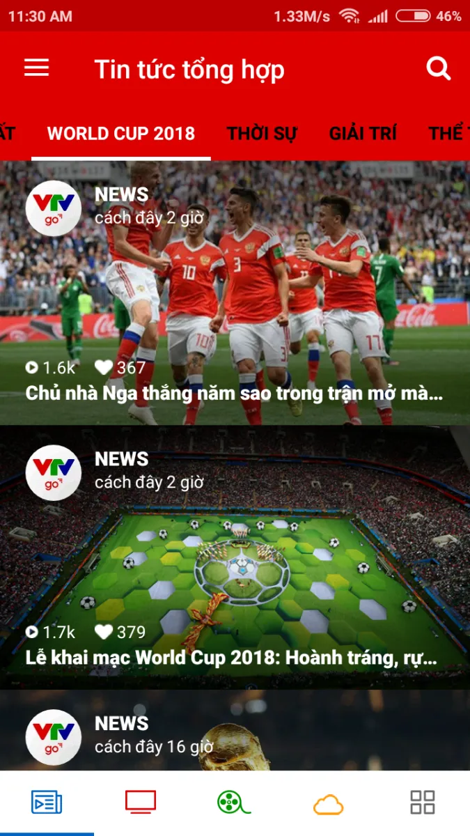 Cách xem World Cup 2018 bản quyền và mượt mà trên smartphone