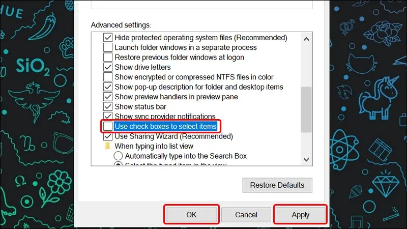 Cách xóa dấu kiểm khỏi biểu tượng và thư mục trong Windows vô cùng dễ