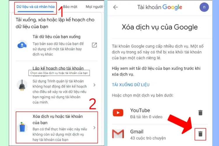 Cách xóa Gmail vĩnh viễn trên máy tính và điện thoại cực đơn giản