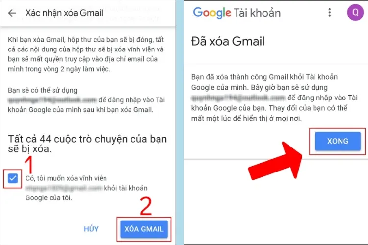 Cách xóa Gmail vĩnh viễn trên máy tính và điện thoại cực đơn giản