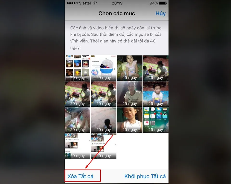 Cách xoá hết ảnh trên iPhone cùng một lúc mới nhất 2024