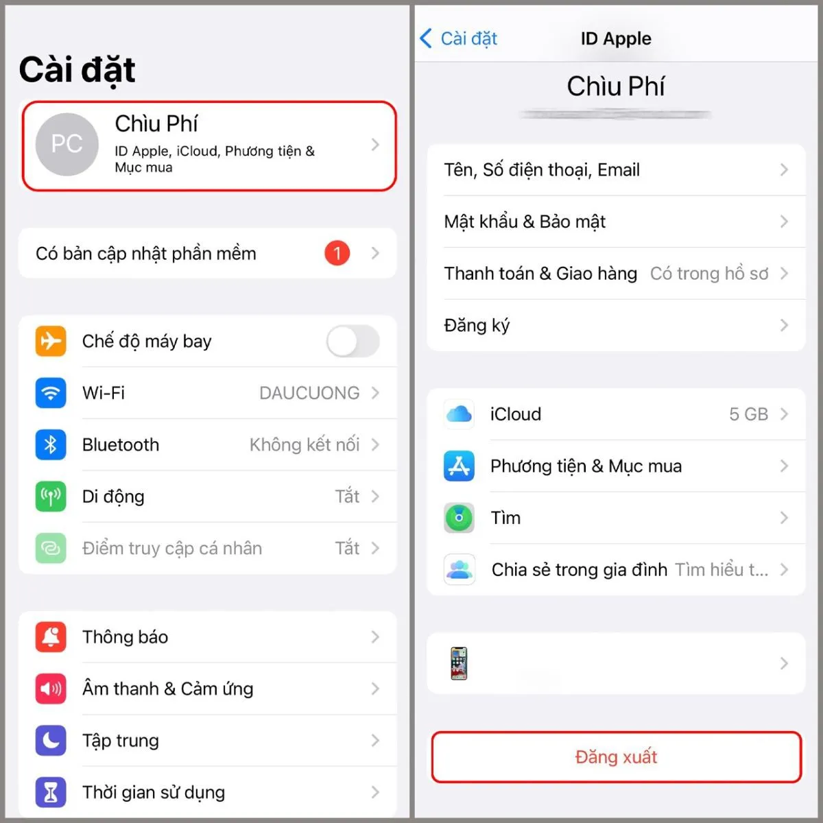 Cách xoá iCloud của người dùng cũ trên iPhone cực đơn giản cho bạn nào chưa biết