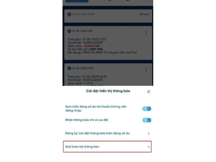 Cách xóa lịch sử giao dịch Vietinbank vĩnh viễn như thế nào? Có thực hiện được không?