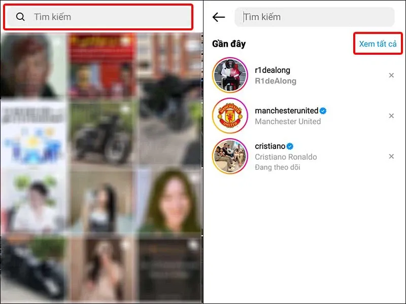 Cách xóa lịch sử tìm kiếm Instagram đơn giản và nhanh chóng