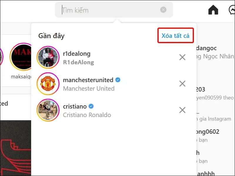 Cách xóa lịch sử tìm kiếm Instagram đơn giản và nhanh chóng