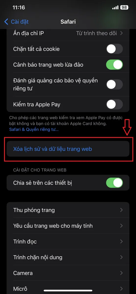 Cách xóa lịch sử trên iPhone để tiết kiệm bộ nhớ lưu trữ