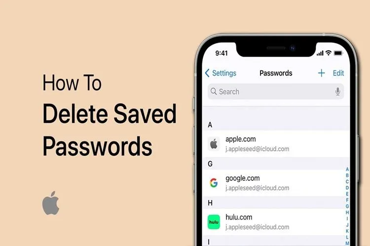 Cách xóa mật khẩu đã lưu trên iPhone không phải ai cũng biết