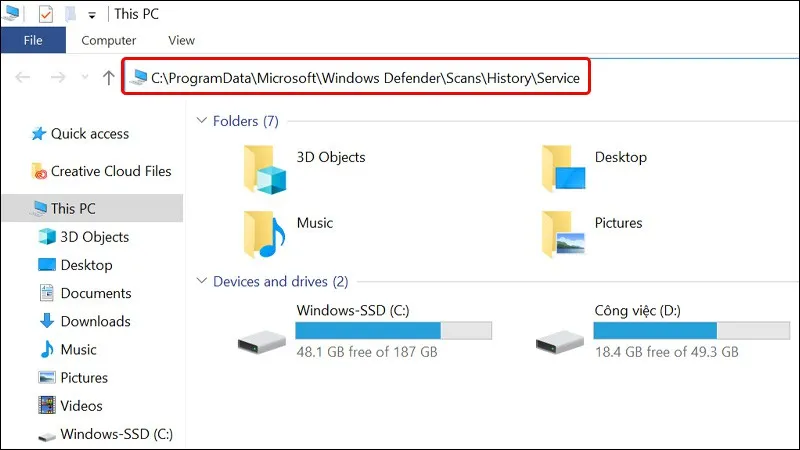 Cách xóa Protection History trong Windows vô cùng dễ dàng