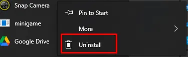Cách xóa Snap Camera trên máy tính siêu nhanh
