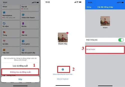 Cách xóa tài khoản Facebook lưu trên iPhone chi tiết, đơn giản nhất