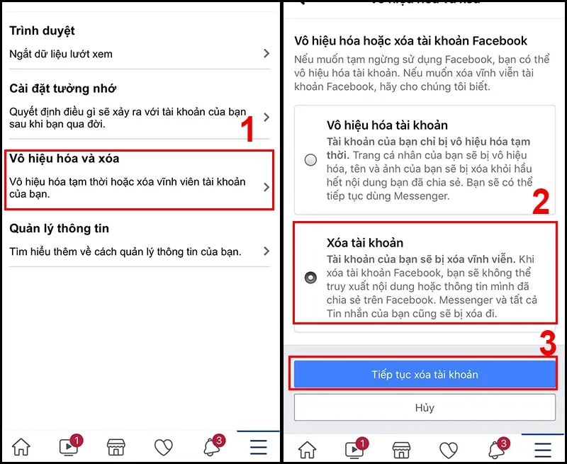 Cách xóa tài khoản Facebook lưu trên iPhone chi tiết, đơn giản nhất