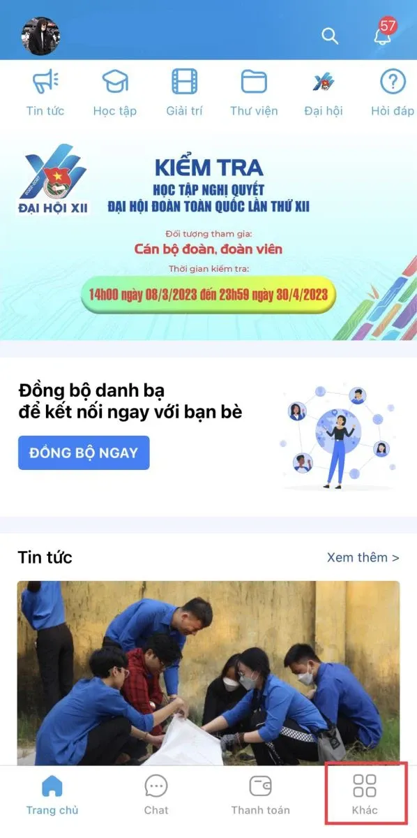 Cách xóa tài khoản trên app Thanh Niên Việt Nam trong 5 bước