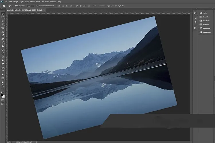 Cách xoay ảnh trong Photoshop đơn giản, nhanh chóng