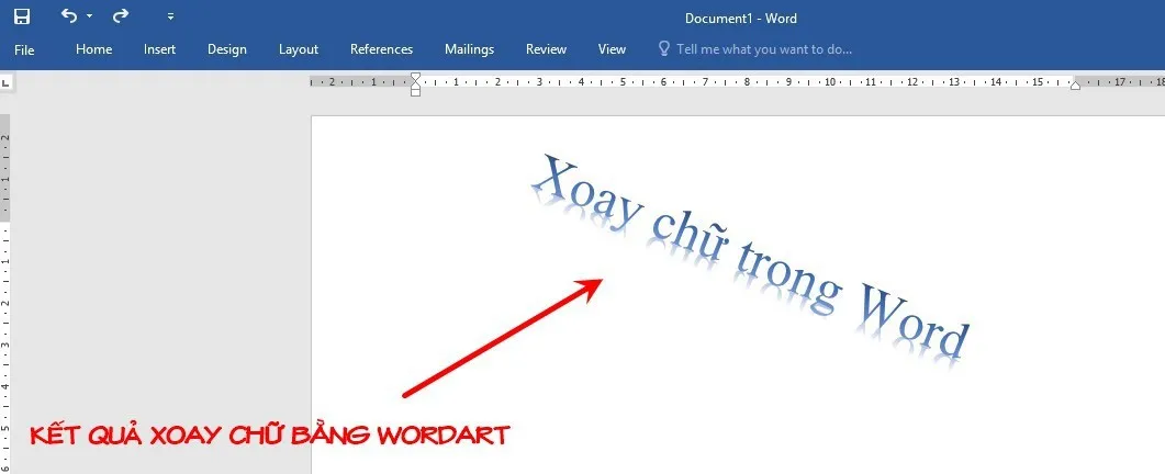 Cách xoay chữ trong Word cực nhanh chóng, thuận tiện, bất cứ ai cũng làm được