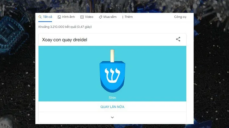 Cách xoay con quay Dreidel trên Google, bạn đã biết chưa?