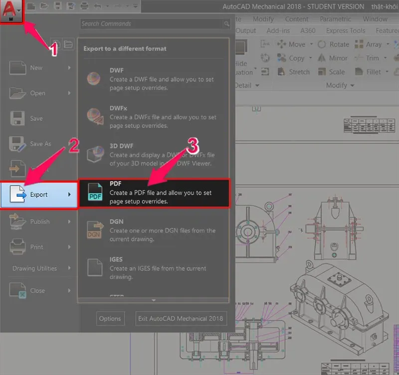 Cách xuất file CAD sang PDF thành công chỉ trong 1 phút