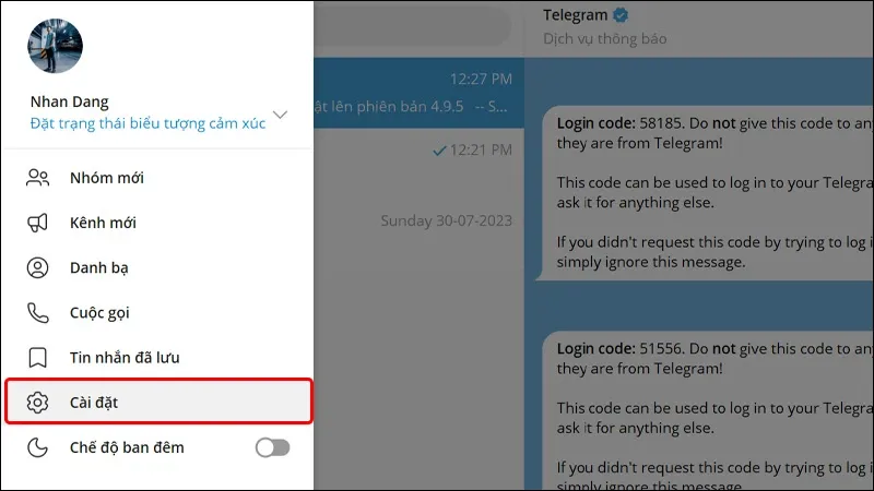 Cách xuất lịch sử trò chuyện trên Telegram vô cùng nhanh chóng