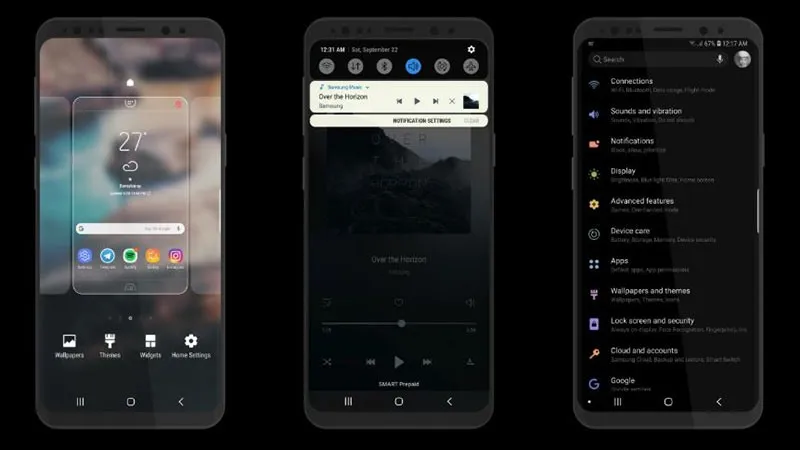Cài đặt chủ đề Samsung Experience 10 trên Galaxy S8 và S9