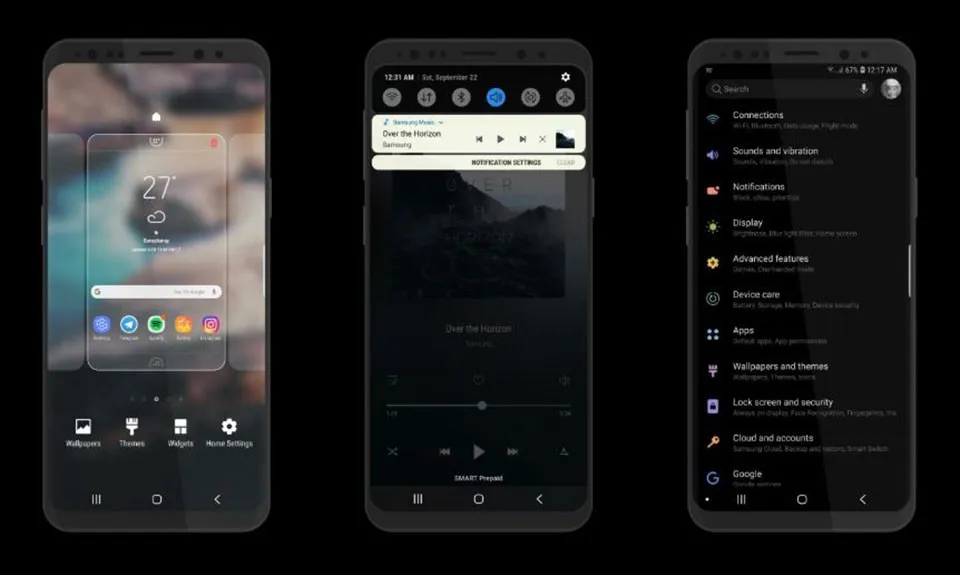 Cài đặt chủ đề Samsung Experience 10 trên Galaxy S8 và S9