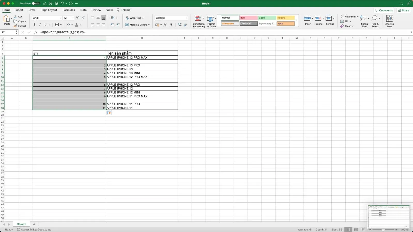 Cập nhật 7 hàm đánh số thứ tự trong Excel chi tiết, đơn giản và nhanh chóng nhất 2023