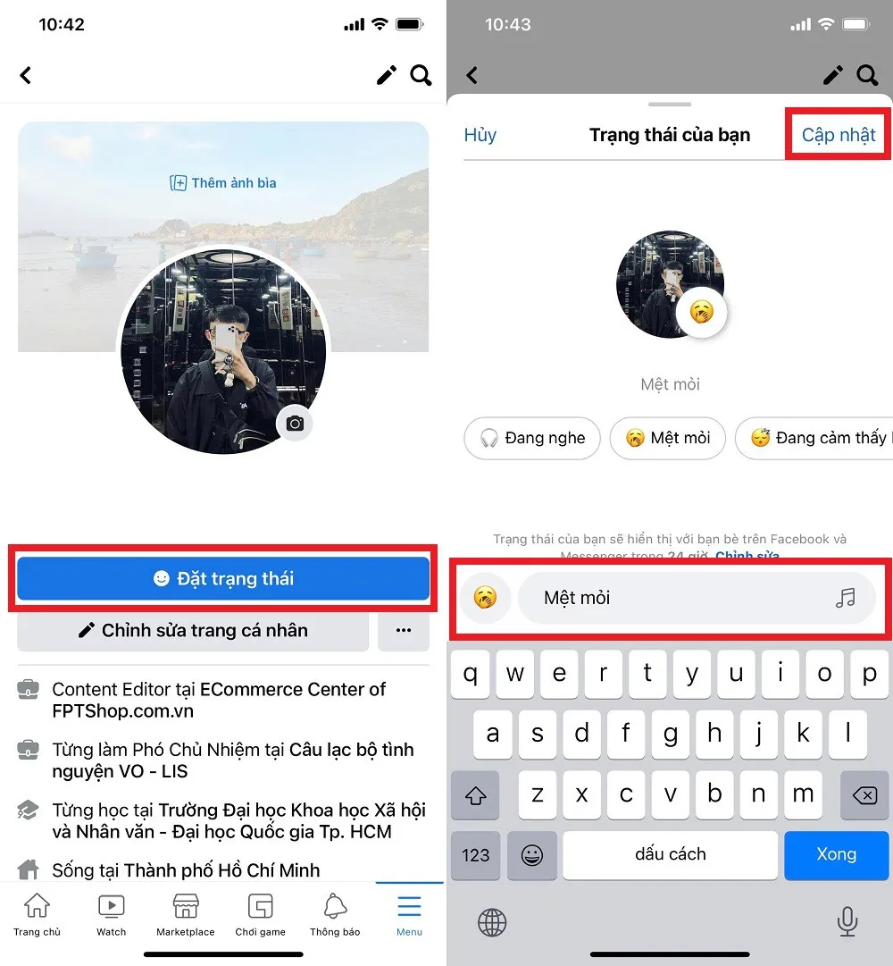 Cập nhật trend mới: Cách cập nhật trạng thái tùy chỉnh trên Facebook và Messenger cực độc đáo