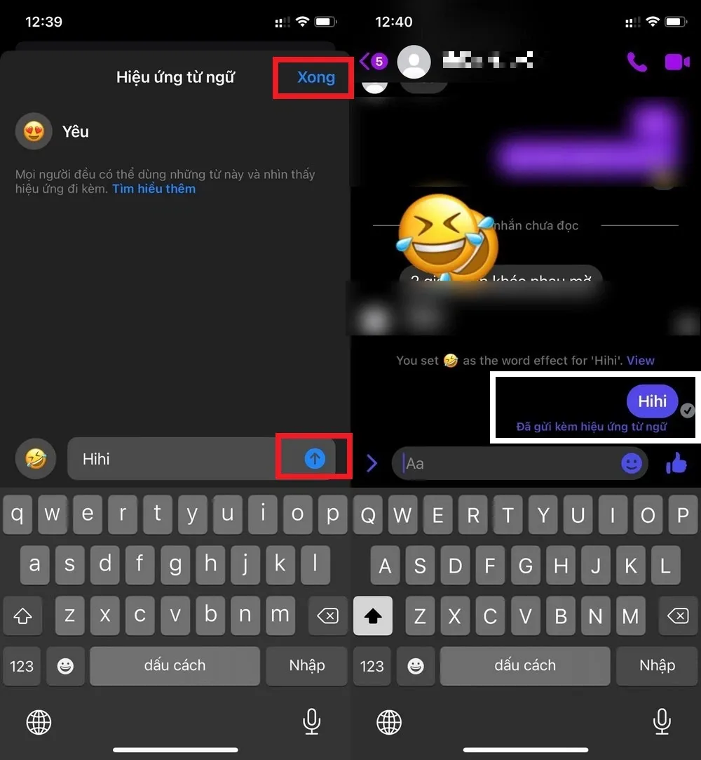 Cập nhật Trend mới: Cách gửi tin nhắn trên Messenger có hiệu ứng từ ngữ cực vui nhộn, thú vị