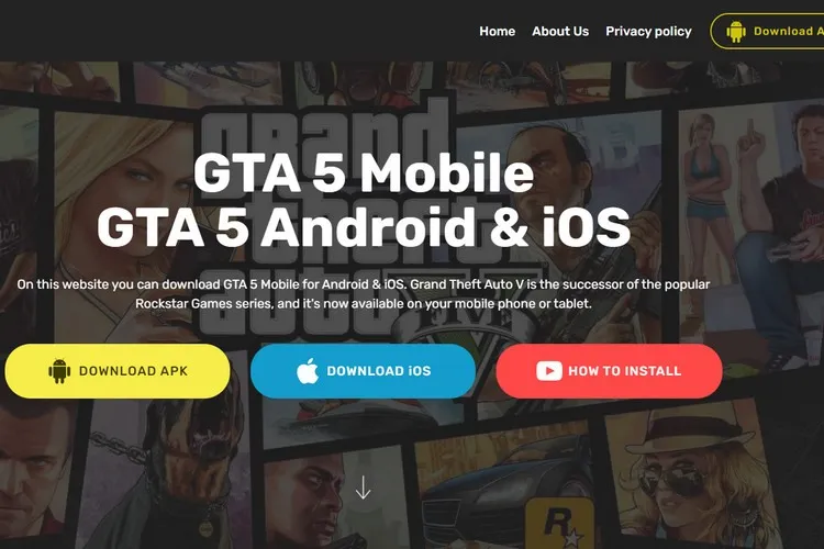 Cấu hình chơi GTA 5 và cách tải trên điện thoại