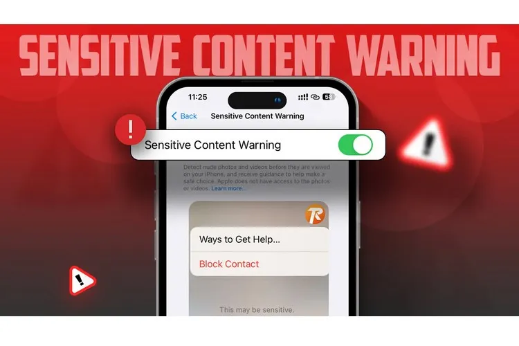 Chặn nội dung nhạy cảm trên iOS 17, các phụ huynh cần xem ngay