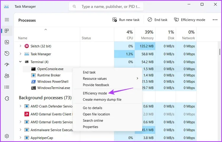 Chế độ Efficiency là gì và cách kích hoạt trên Windows 11