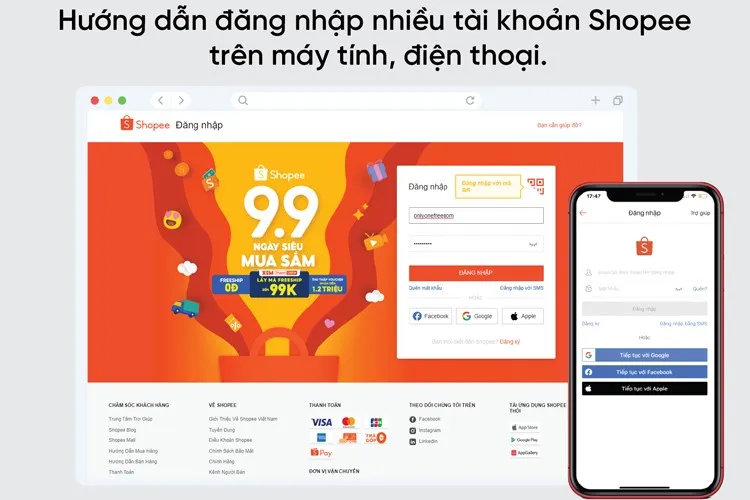 Chỉ bạn biết cách đăng nhập Shopee lạ nhất