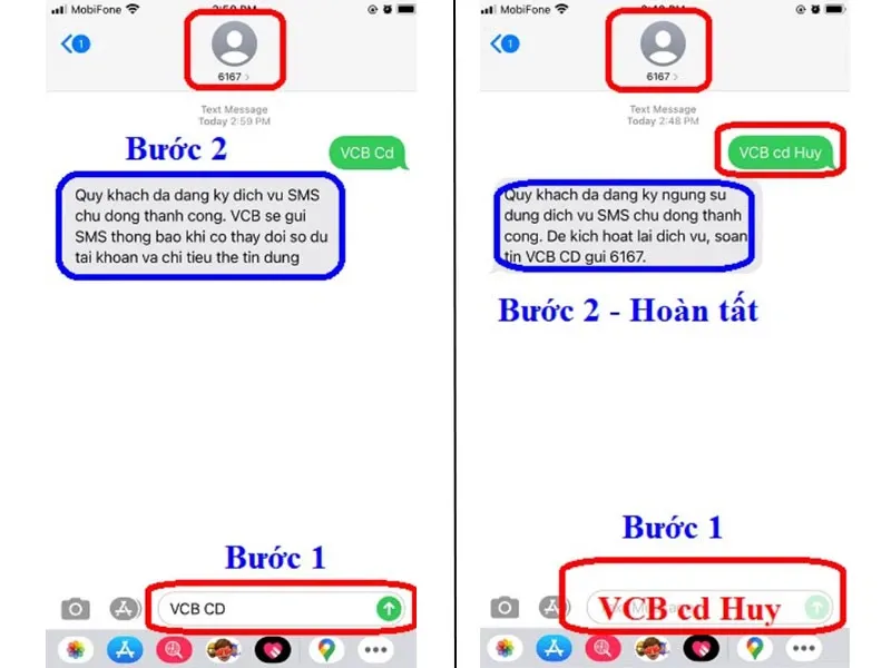 Chi tiết 2 cách đăng ký SMS Banking Vietcombank