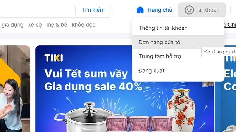 Chi tiết 4 cách tra cứu đơn hàng Tiki nhanh chóng để nắm bắt tình trạng đơn hàng