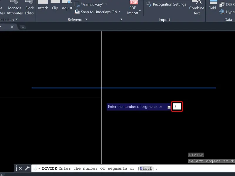 Chia đoạn thẳng bằng nhau trong AutoCAD một cách dễ dàng với lệnh DIVIDE