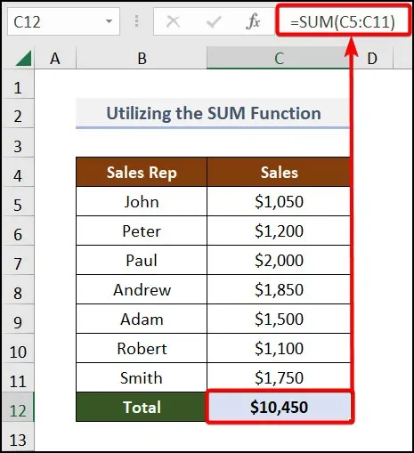 Chia sẻ 12 cách tính tổng trong Excel vô cùng đơn giản nhưng không phải ai cũng biết