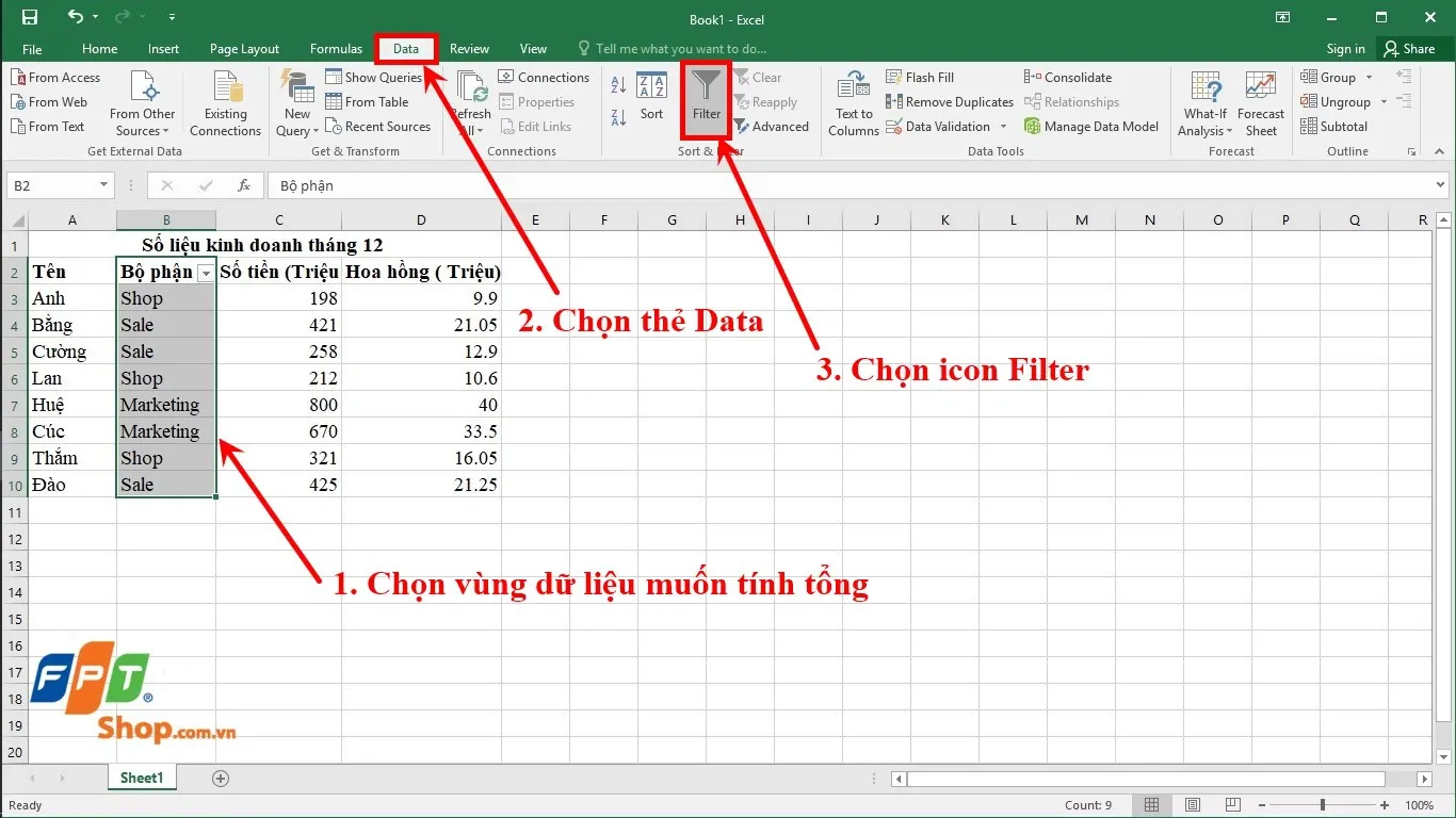 Chia sẻ 12 cách tính tổng trong Excel vô cùng đơn giản nhưng không phải ai cũng biết