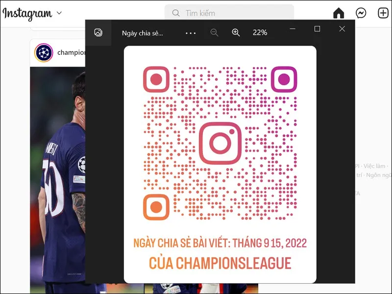 Chia sẻ bài viết trên Instagram bằng mã QR cực nhanh chóng