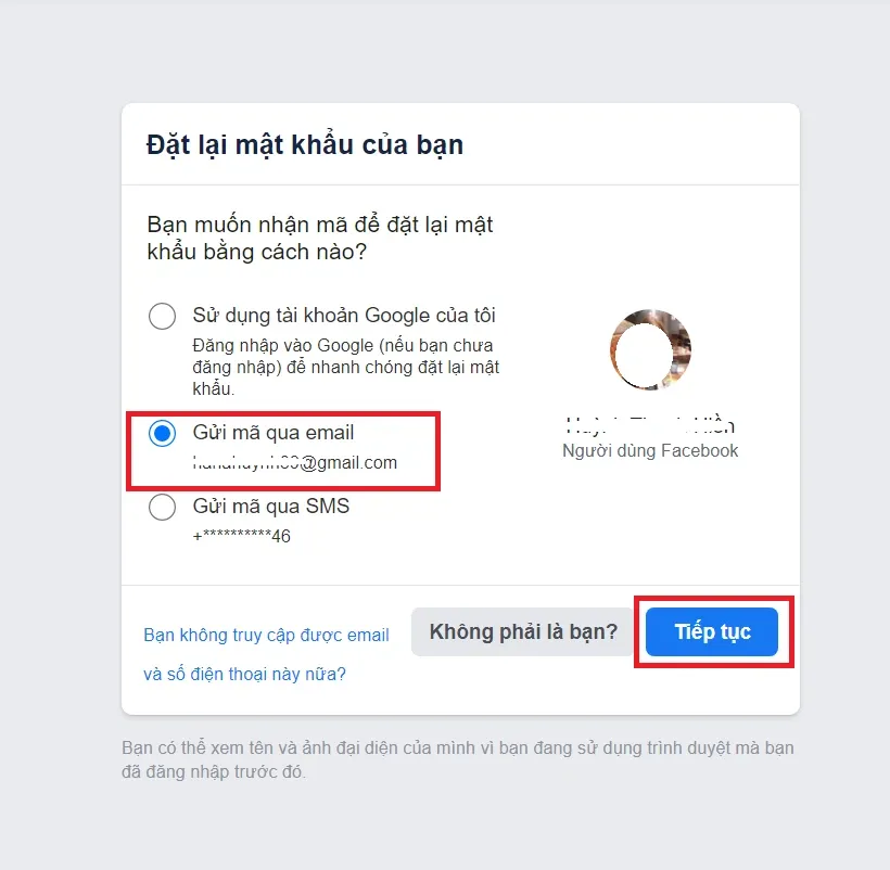 Chia sẻ bạn cách lấy lại mật khẩu Facebook đã mất bằng Gmail