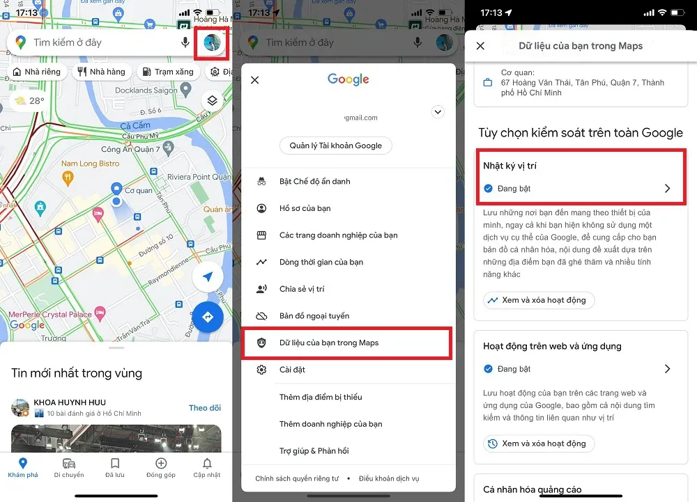 Chia sẻ bạn cách xem dòng thời gian trên Google Maps chỉ với vài bước đơn giản